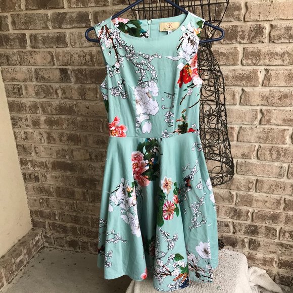 Grace Karin Dress Floral Butterflies XS Exta Small - Picture 1 of 15